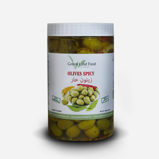 Green Olives Spicy - 1 KILO