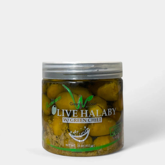 Olives Whole with Green Chili