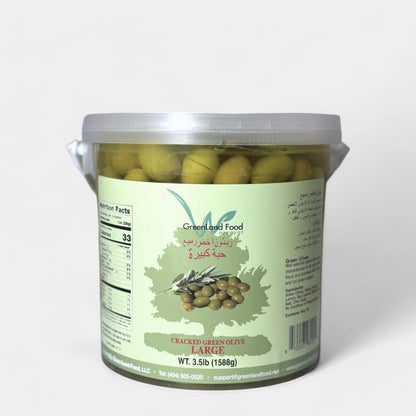 Green Olives Large - 3.75lb - Green Land Food, LLC