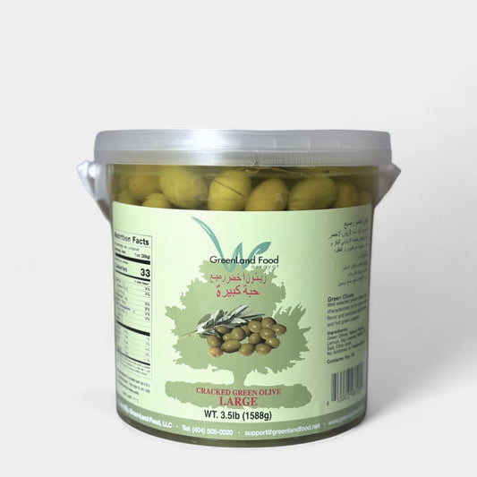 Green Olives Large - 3.75lb - Green Land Food, LLC